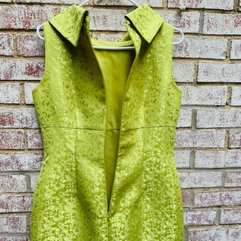 🎉HP🎉Citrine green Tahari dress size 8  - NWT - Picture 11 of 16